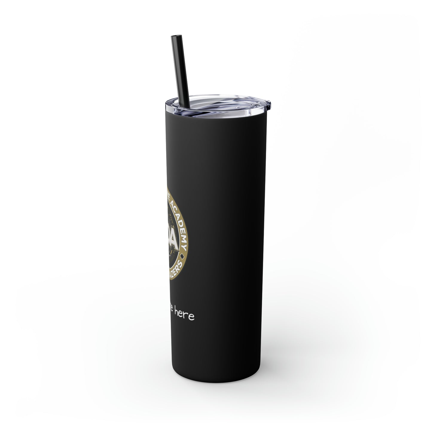 WOA Personalized Skinny Tumbler with Straw, 20oz | FREE SHIPPING!
