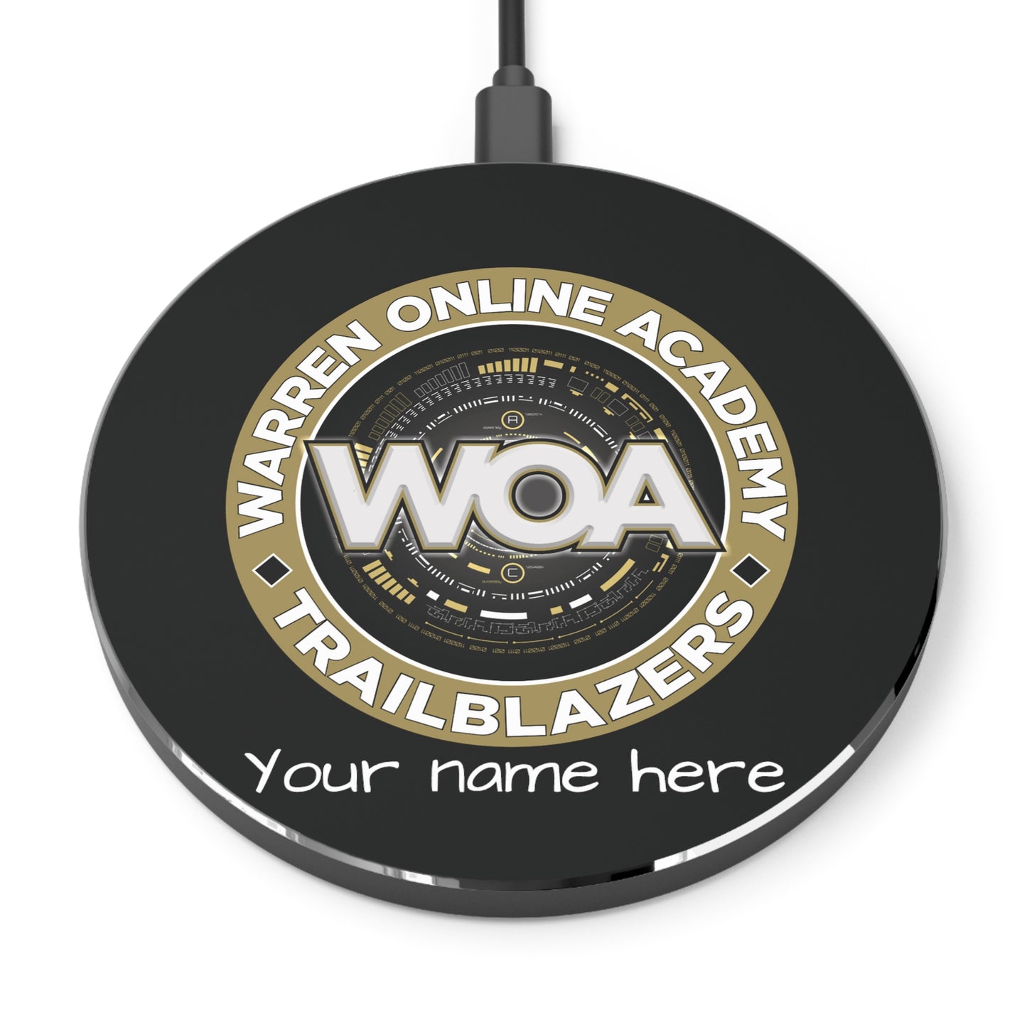 WOA Personalized Wireless Charger with LED Lights | FREE SHIPPING!