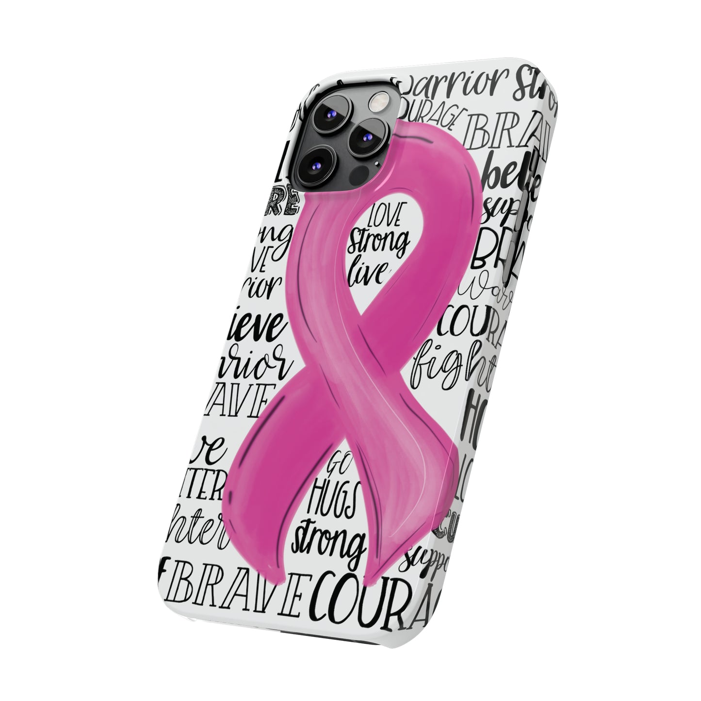 Breast Cancer Awareness iPhone Case | Various Sizes | Slim Phone Cases | FREE SHIPPING!