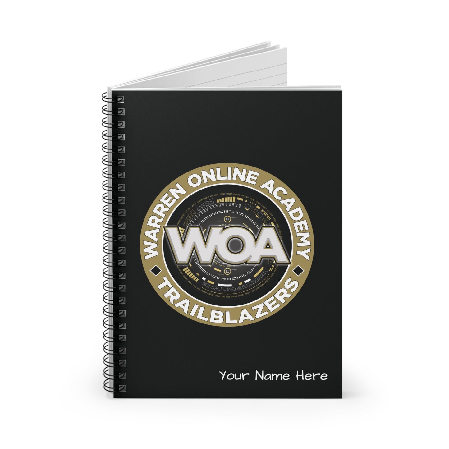 WOA Personalized Spiral Notebook - Ruled Line | FREE SHIPPING!