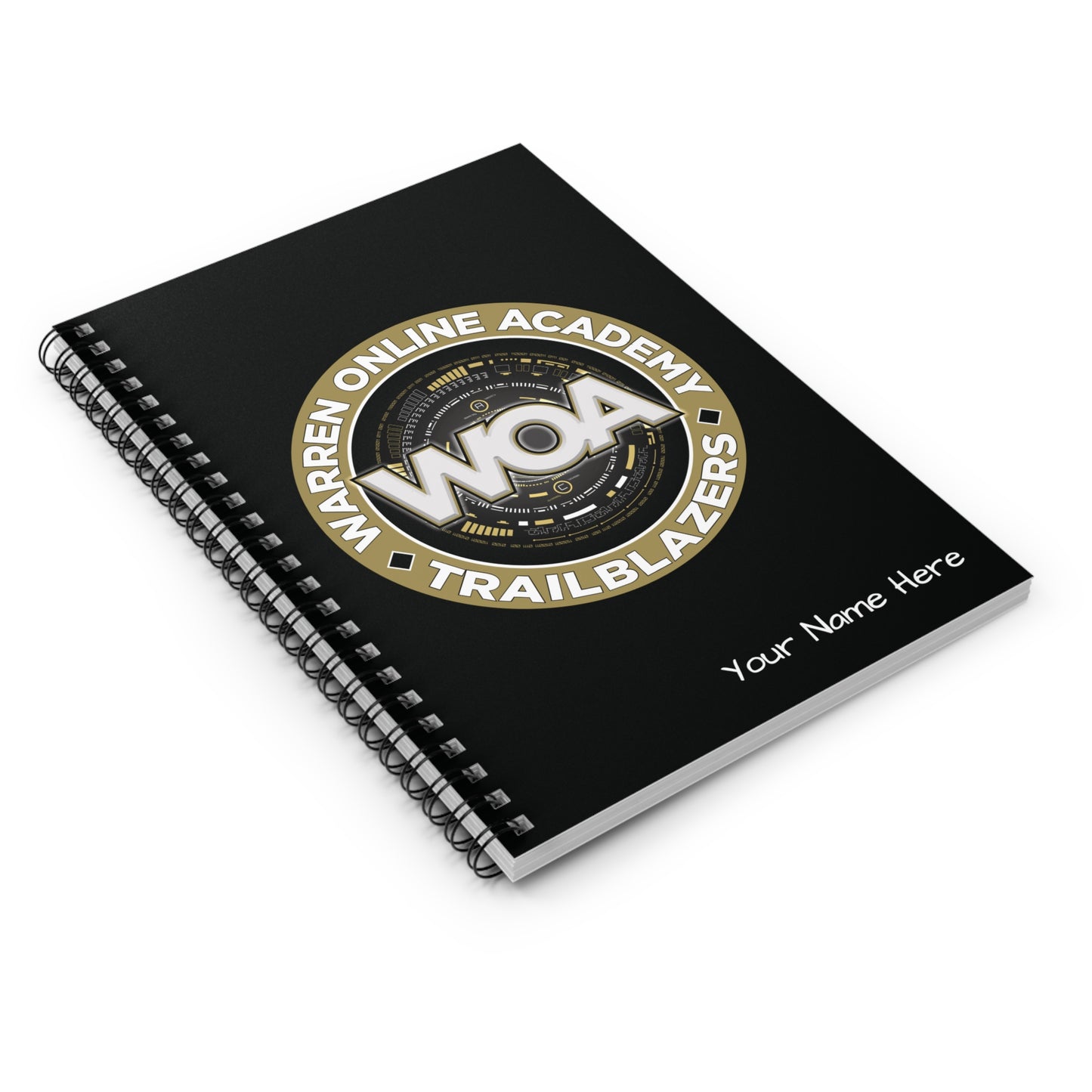 WOA Personalized Spiral Notebook - Ruled Line | FREE SHIPPING!