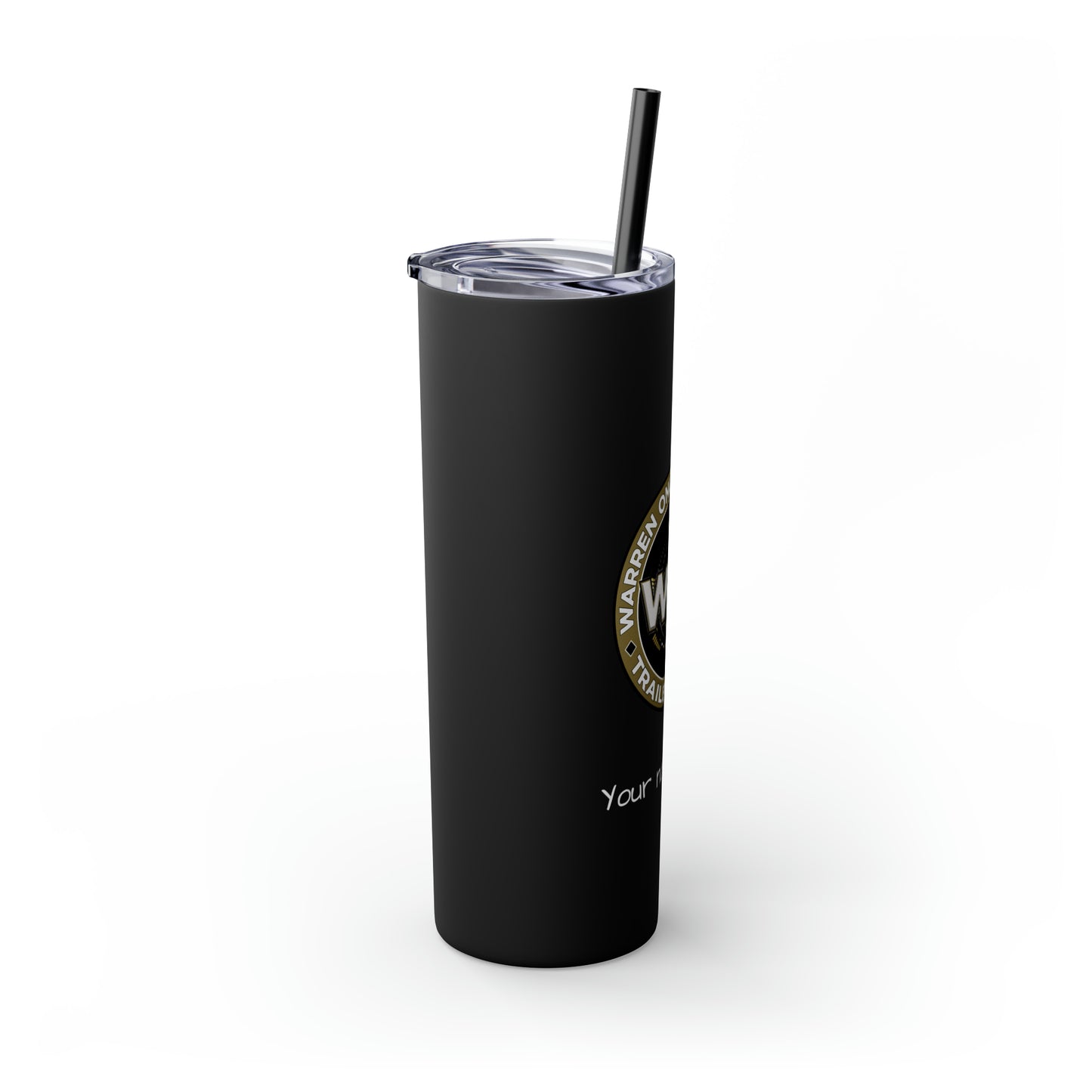 WOA Personalized Skinny Tumbler with Straw, 20oz | FREE SHIPPING!