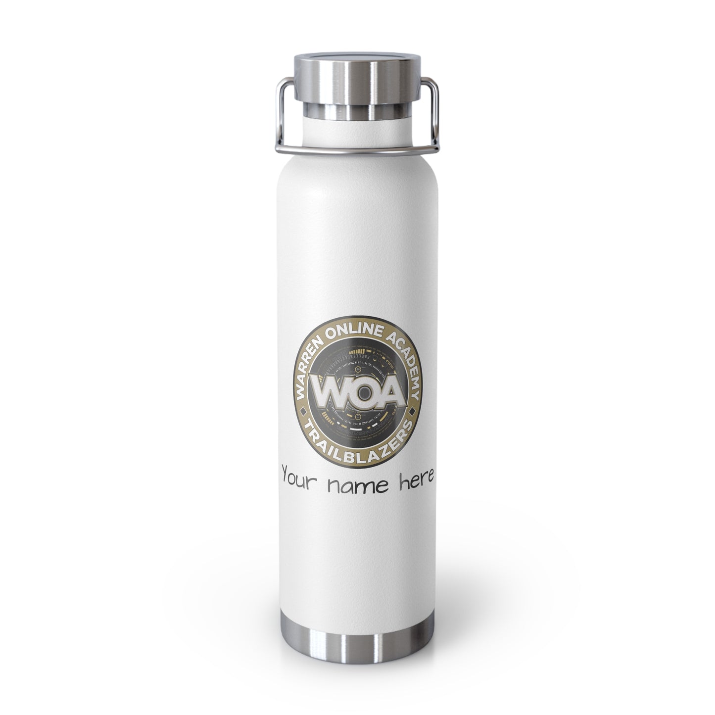 WOA Personalized Copper Vacuum Insulated Bottle, 22oz | FREE SHIPPING!