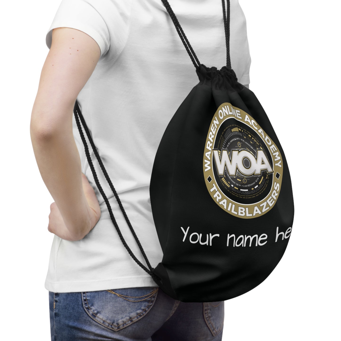 WOA Personalized Drawstring Bag | FREE SHIPPING!