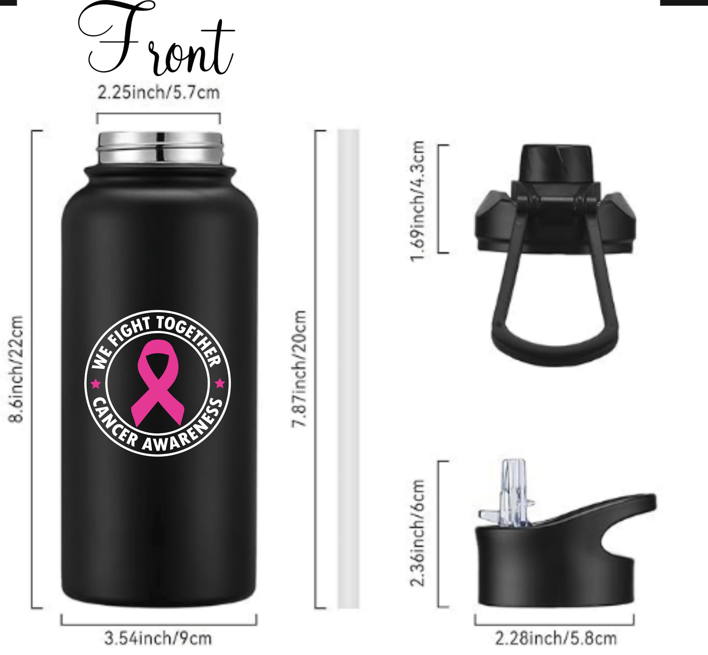 Breast Cancer Awareness 24oz Insulated Tumbler