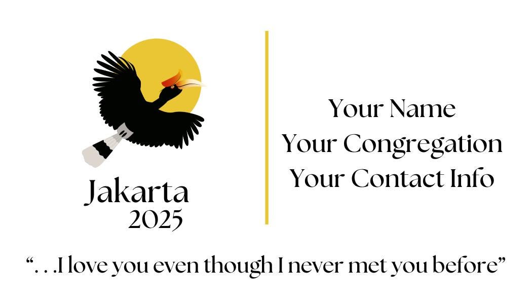 2025/2026 Special Convention Contact Cards