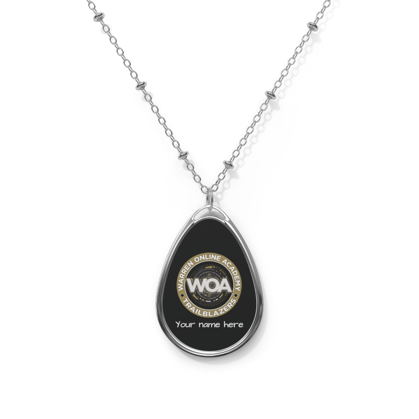 WOA Personalized Oval Necklace | FREE SHIPPING!