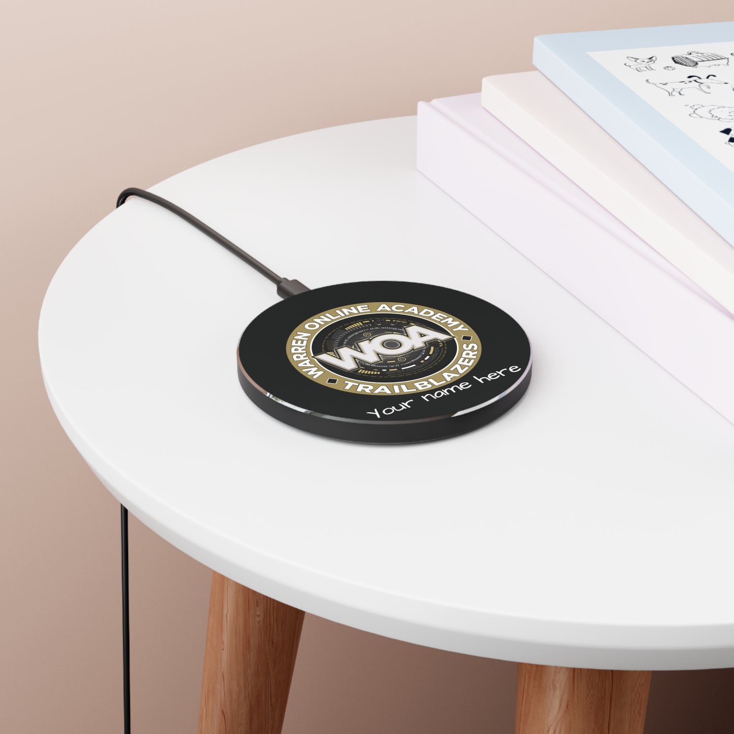 WOA Personalized Wireless Charger with LED Lights | FREE SHIPPING!