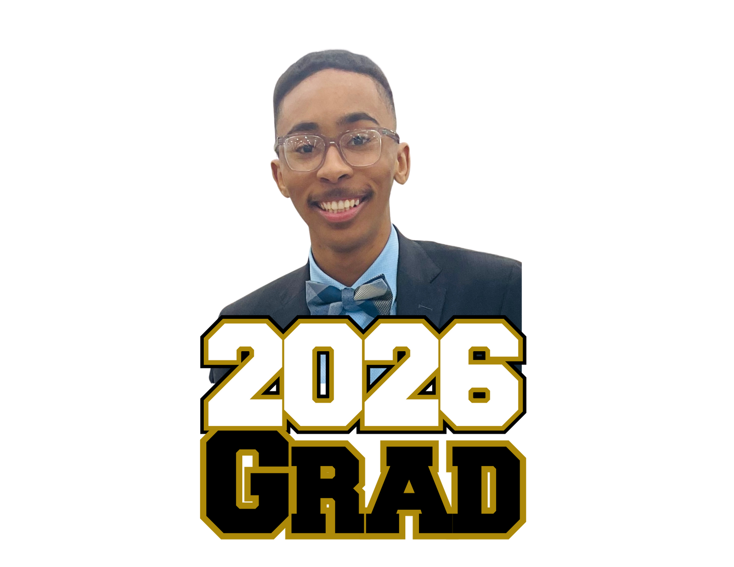 Personalized Graduation Photo Fans Set of 6 | Custom Name Graduation Fans | Class of 2026 Party Fans