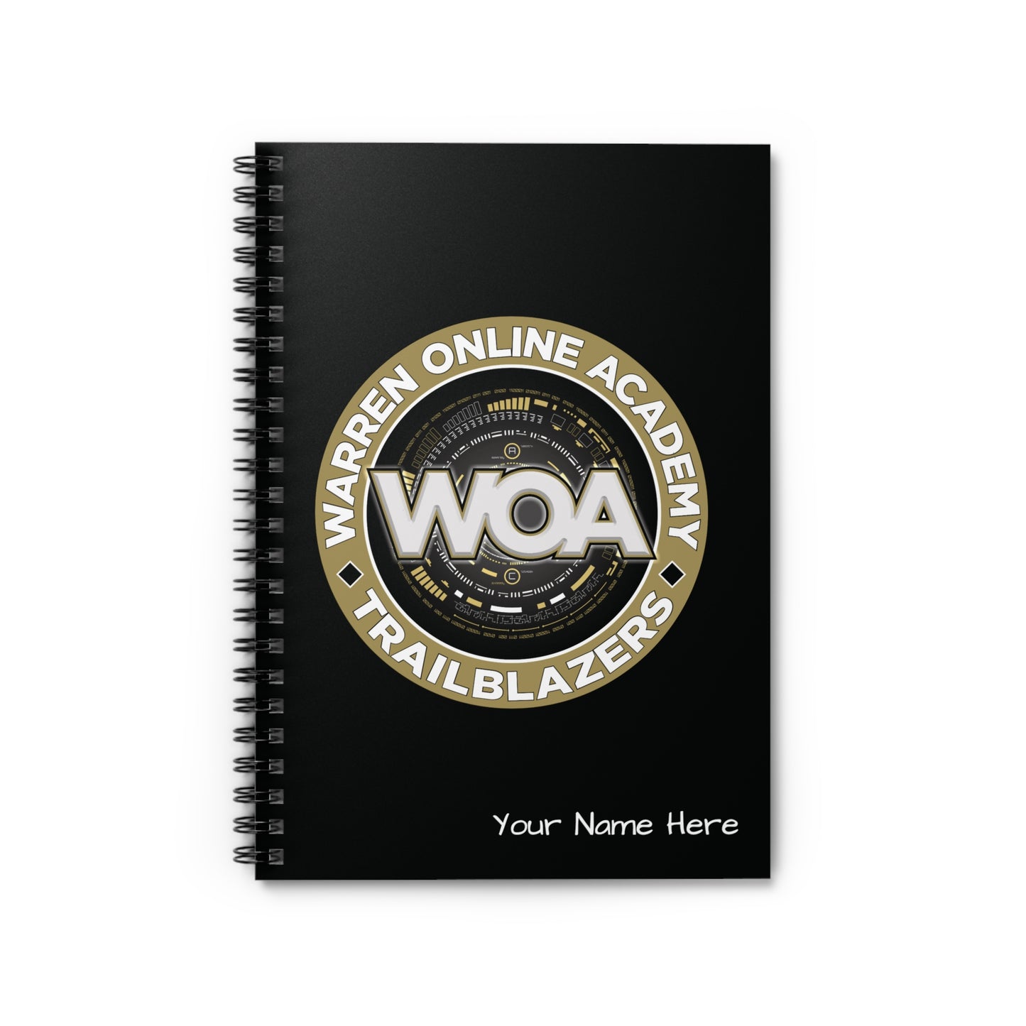 WOA Personalized Spiral Notebook - Ruled Line | FREE SHIPPING!
