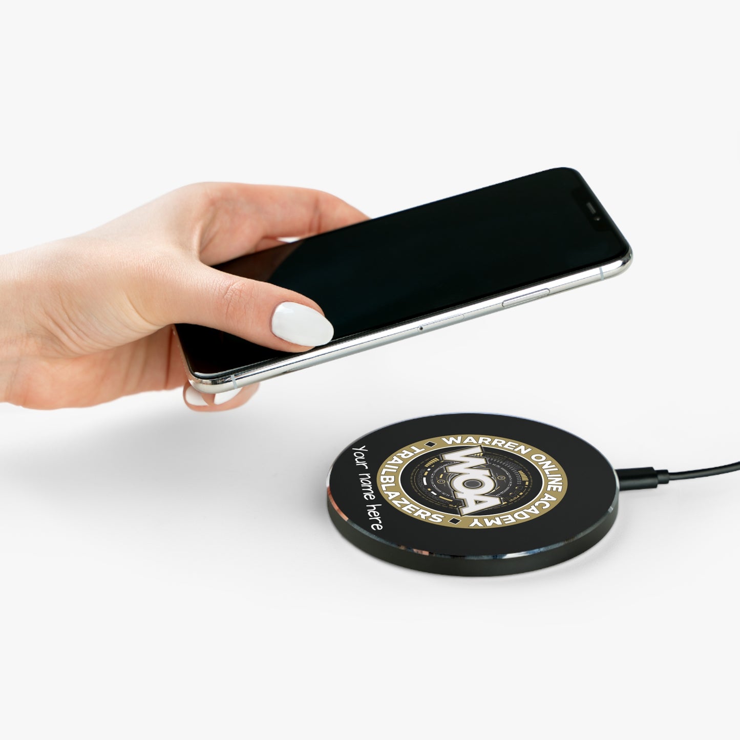 WOA Personalized Wireless Charger with LED Lights | FREE SHIPPING!