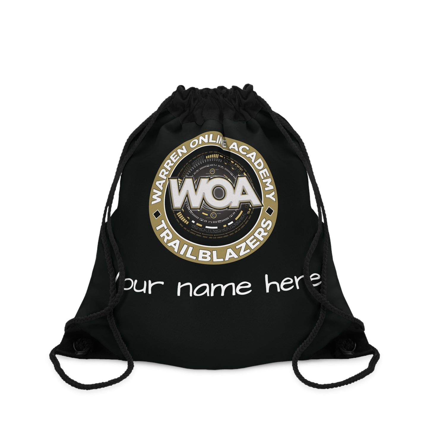 WOA Personalized Drawstring Bag | FREE SHIPPING!