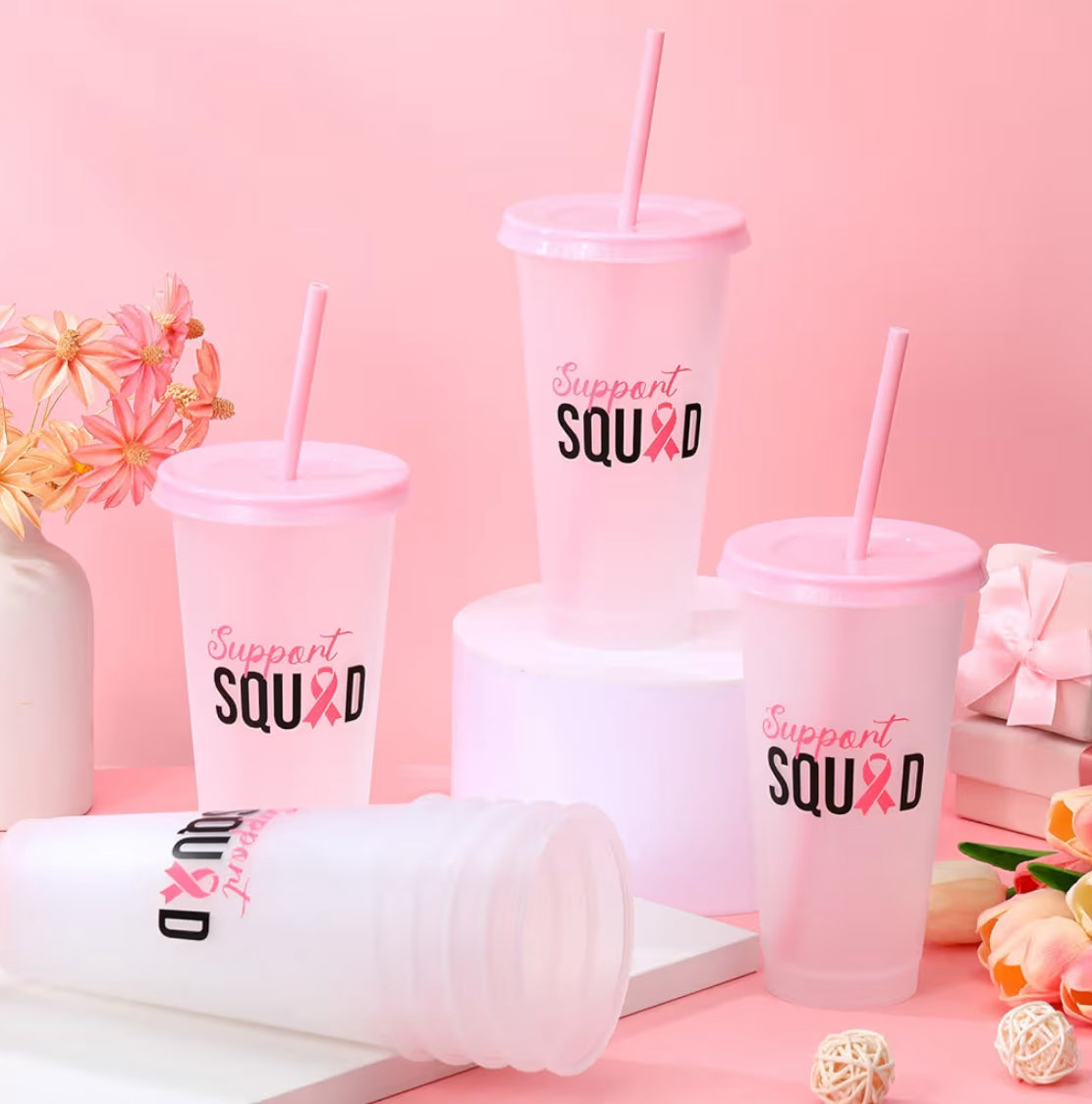 Breast Cancer Support Squad Cup | 24oz