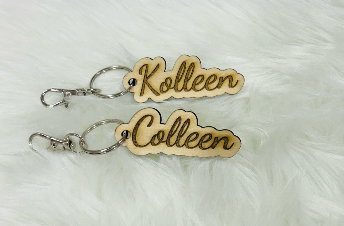 Personalized Name Keychain | Custom Wooden Bag Charm | Graduation Gift Keychain | Class of 2026 Gift