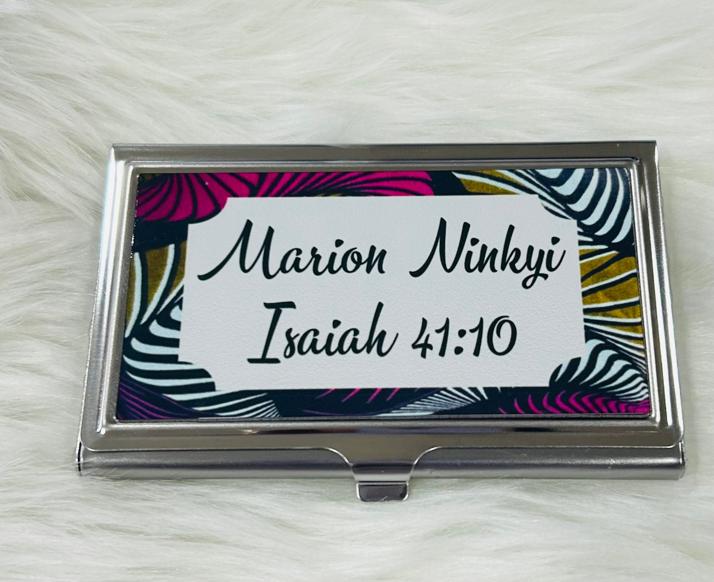 Custom Business Card Holder | Contact Card Holder | Stainless Steel