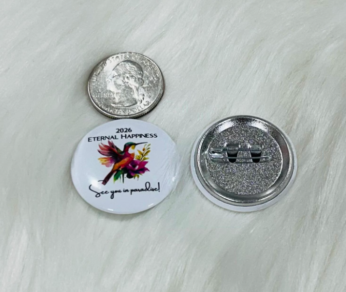 2026 Eternal Happiness Buttons | JW Gifts | JW Gifts for Kids| Lightweight Gift | 1.25” | For International & Regional Conventions